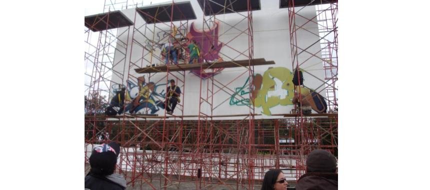 Graffiti artists at Festival Hip Hop al Parque