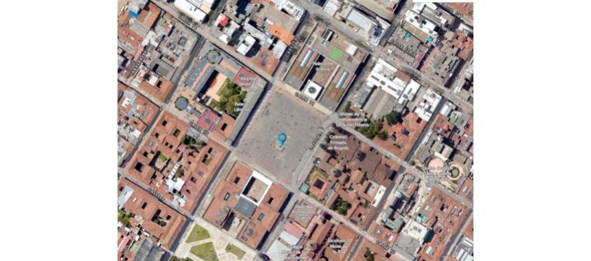 Map of Plaza Bolívar