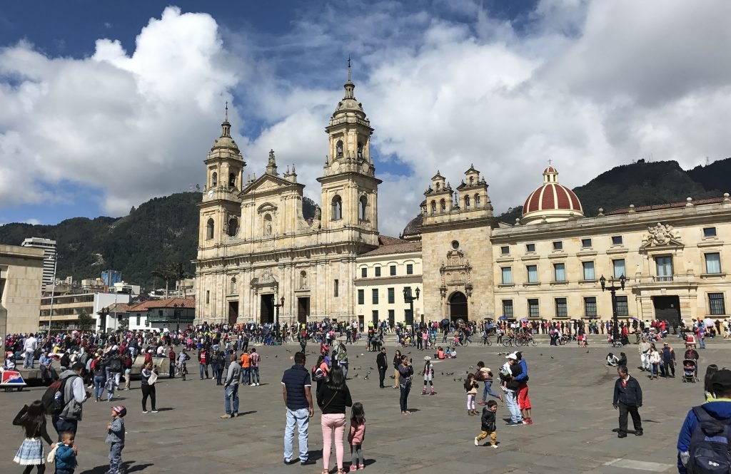 Plaza de Bolívar in Bogotá