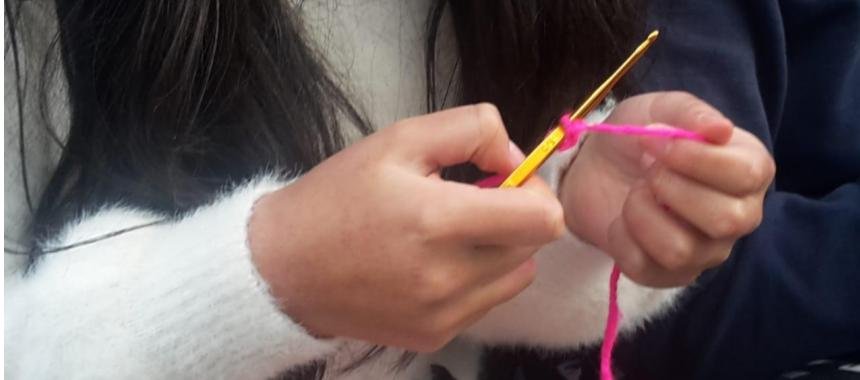 Knitting example Bogotá